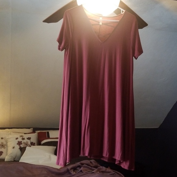 Rose brown shift dress - Picture 1 of 1